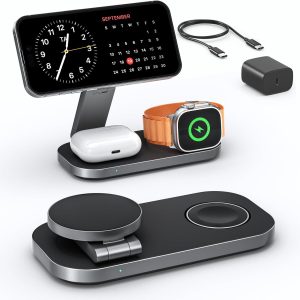 3 in 1 Wireless Charging Station for Apple Devices